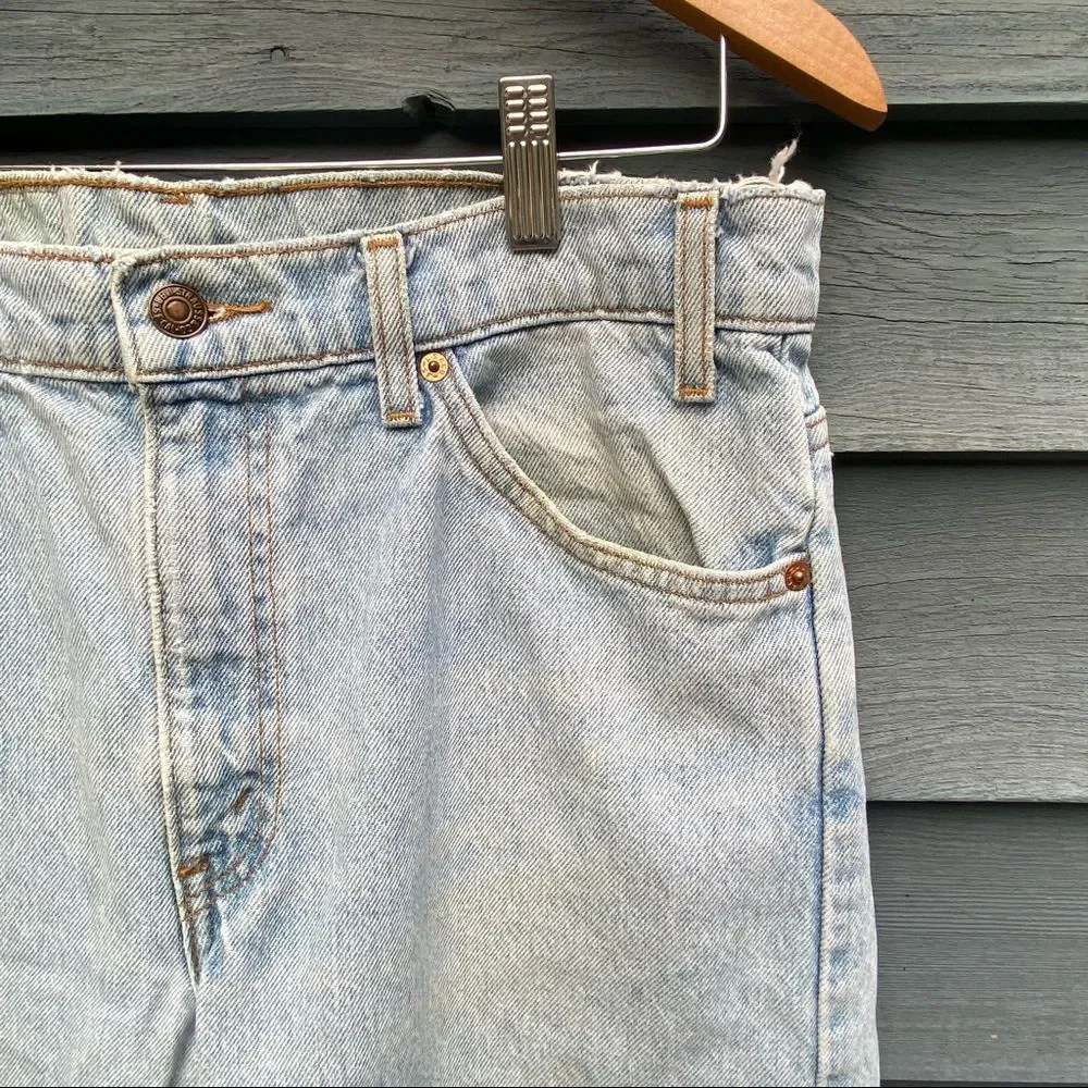 Levi’s Men’s Vintage 505 orange tab jeans 33x39